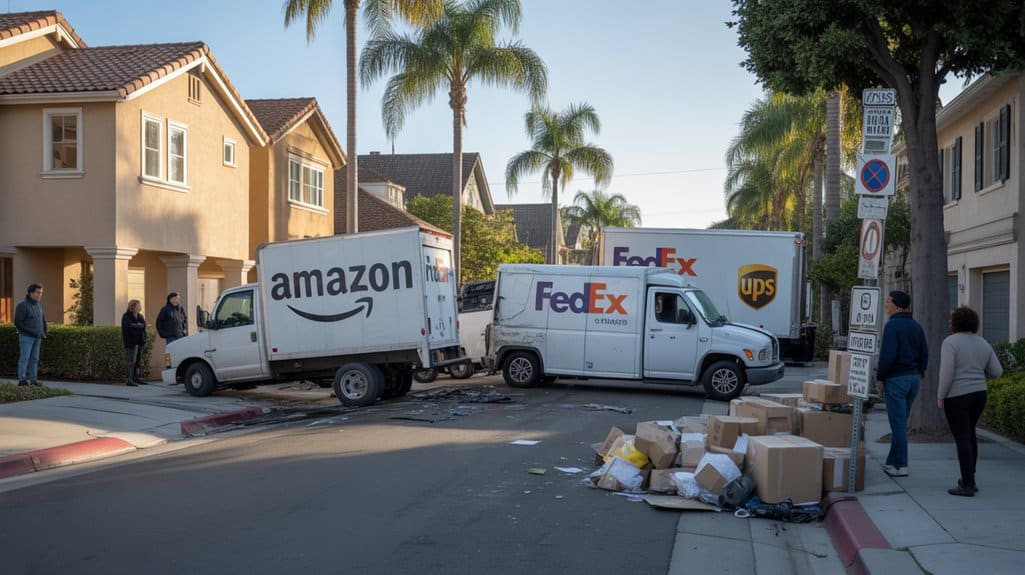 delivery truck accident liability