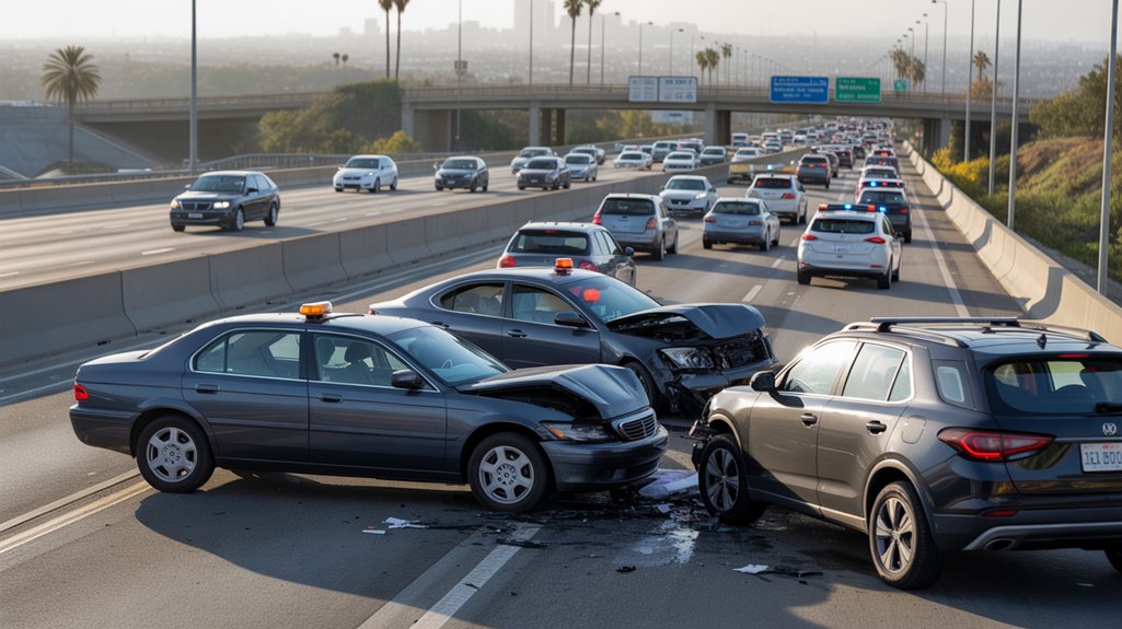 405 freeway collision near west la 405 freeway collision near west la