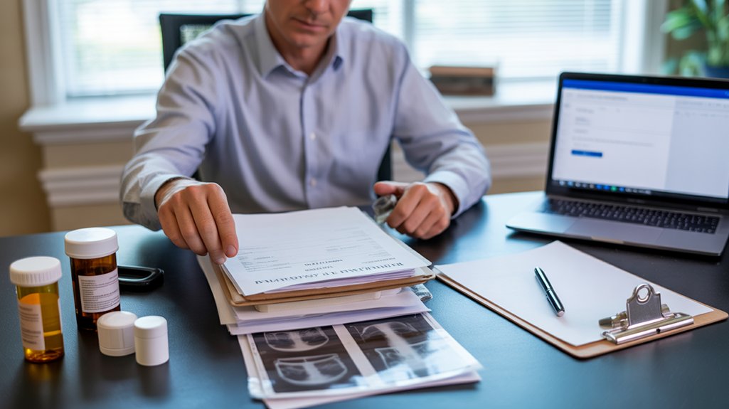 collect and document medical evidence