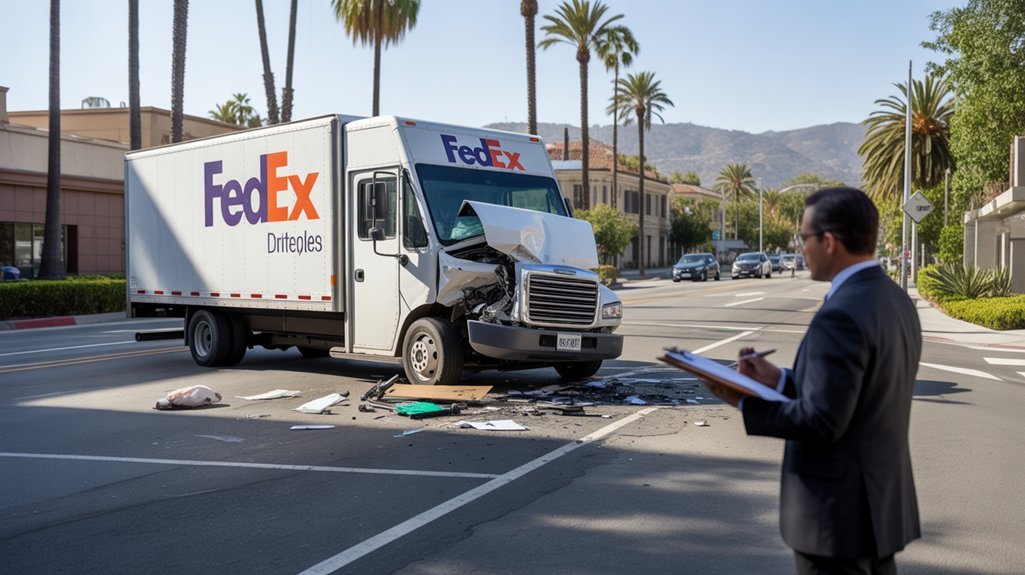 fedex ups truck accidents fedex ups truck accidents