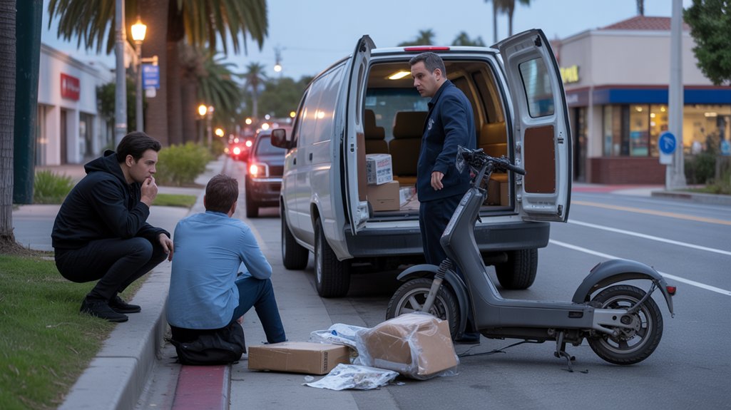 san fernando valley delivery injury