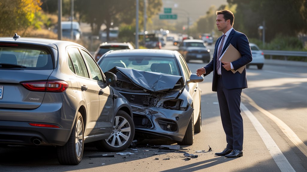 san fernando valley lane change